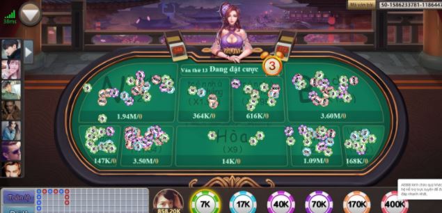 Giao diện Blackjack