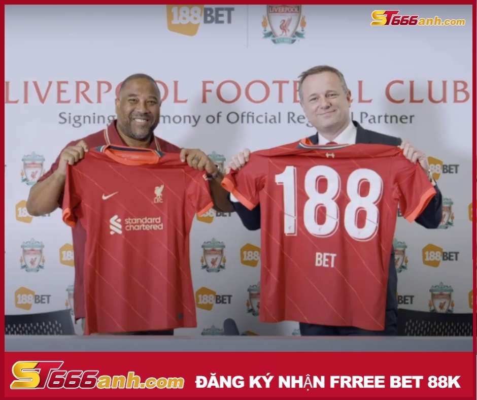 188BET là đối tác cá cược của Liverpool tại châu Á